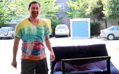 Former Client Brings Donation Full-Circle