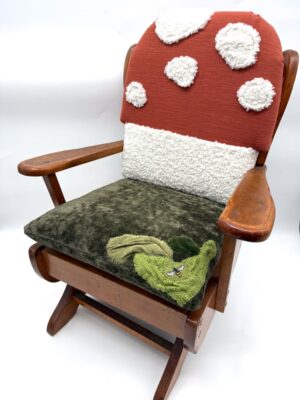 Sponsored! "Gnome Sweet Gnome" by Sarah Spero, ADF Upholstery